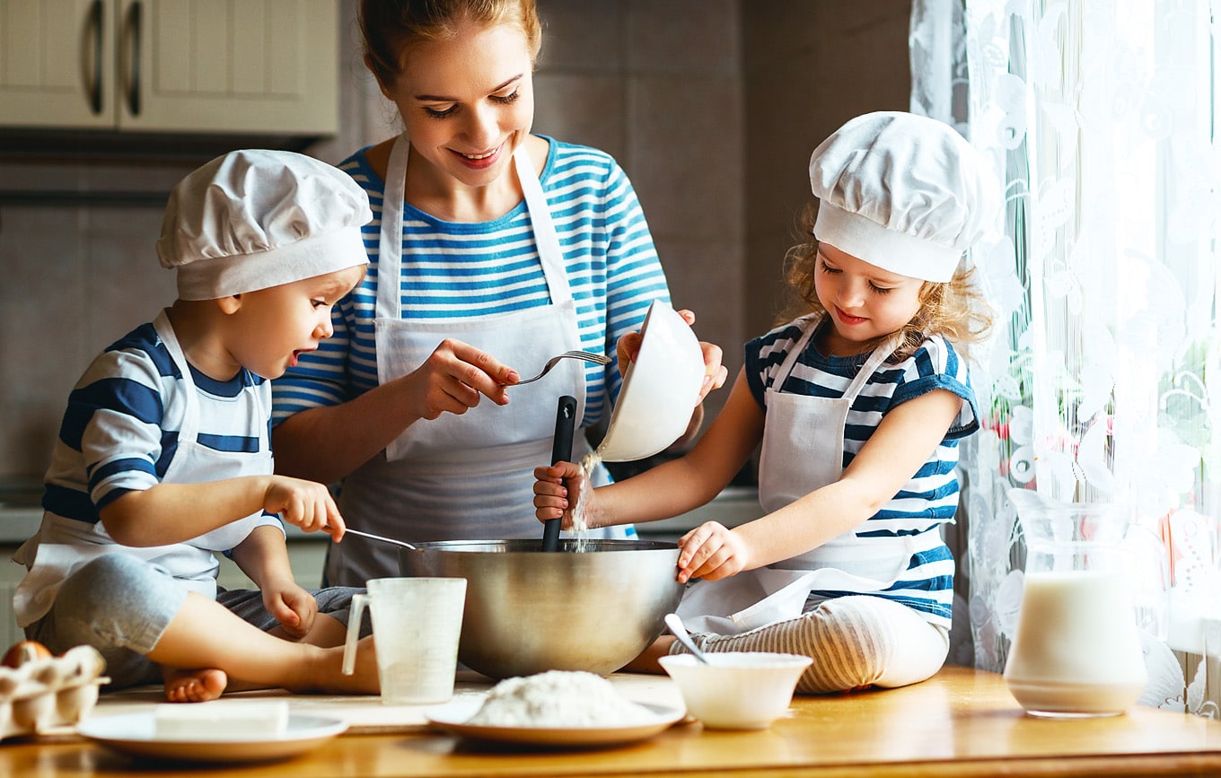 Veilig koken met kinderen